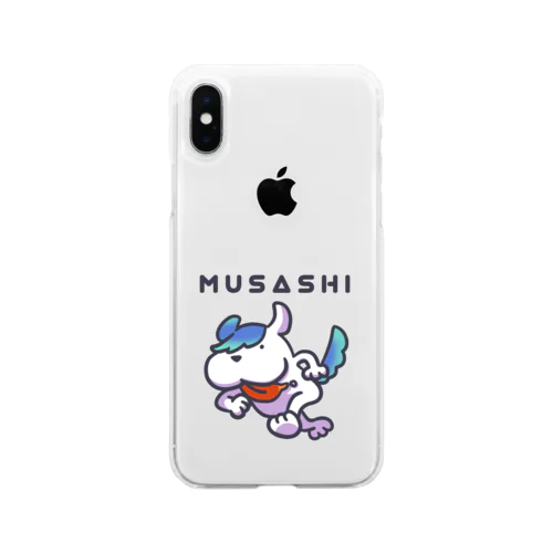 むさし犬 Soft Clear Smartphone Case