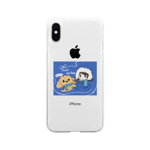 Happy Holidays Soft Clear Smartphone Case