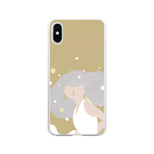 踊る女の子 Soft Clear Smartphone Case