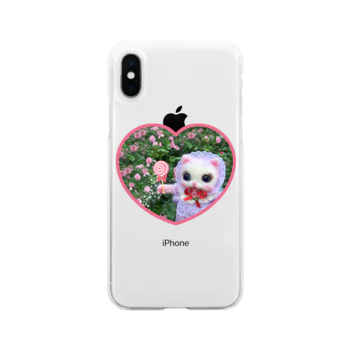 ローズ畑のベリー❤️ Soft Clear Smartphone Case