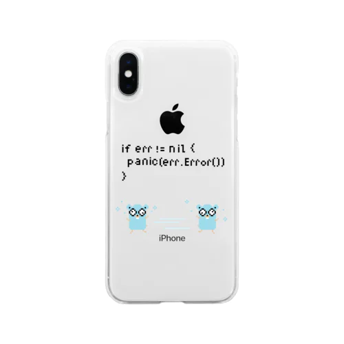 Don’t Panic! Soft Clear Smartphone Case