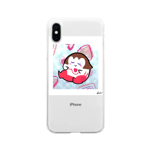 ナザムちゃんのサイコロ Soft Clear Smartphone Case