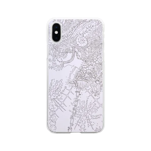 海の少女 Soft Clear Smartphone Case