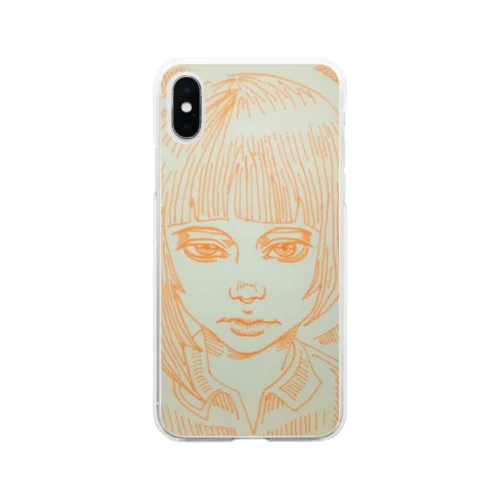 美人画シリーズ Soft Clear Smartphone Case