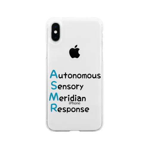 ASMR「Autonomous Sensory Meridian Response」 Soft Clear Smartphone Case