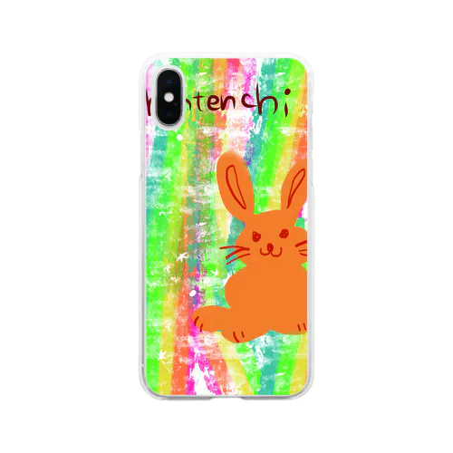 うさぎさん。 Soft Clear Smartphone Case