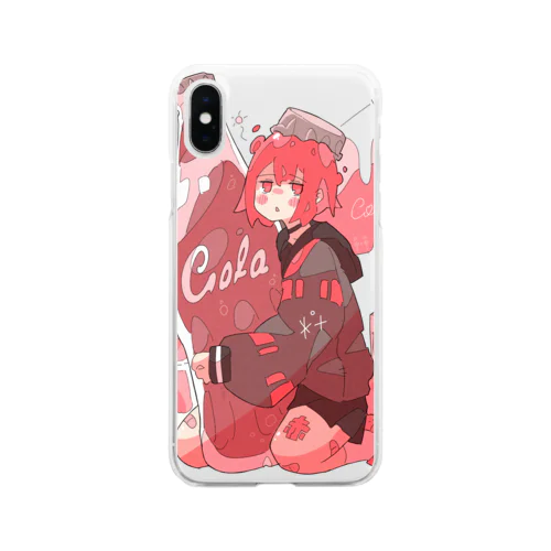 「コーラ系女の子🥤」 Soft Clear Smartphone Case