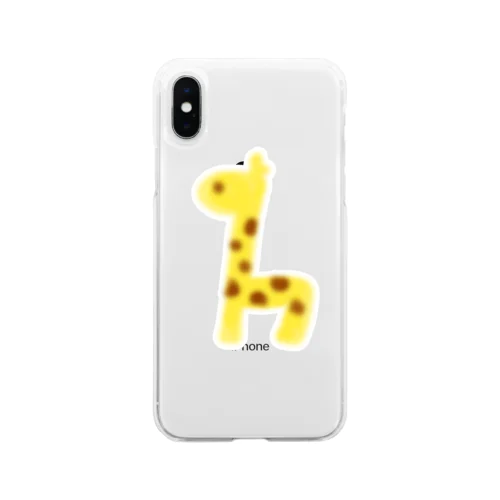 きりん Soft Clear Smartphone Case