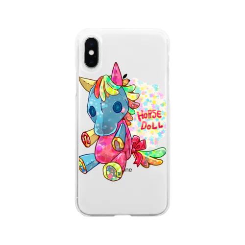 HORSE DOLL Soft Clear Smartphone Case