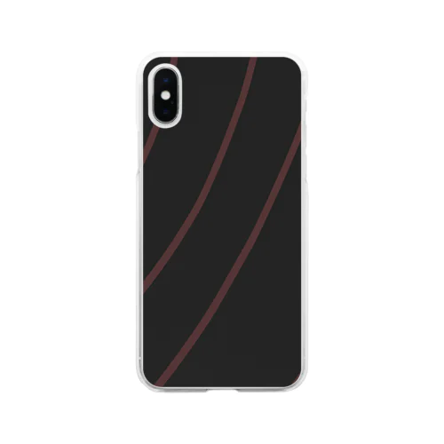 波動 Soft Clear Smartphone Case