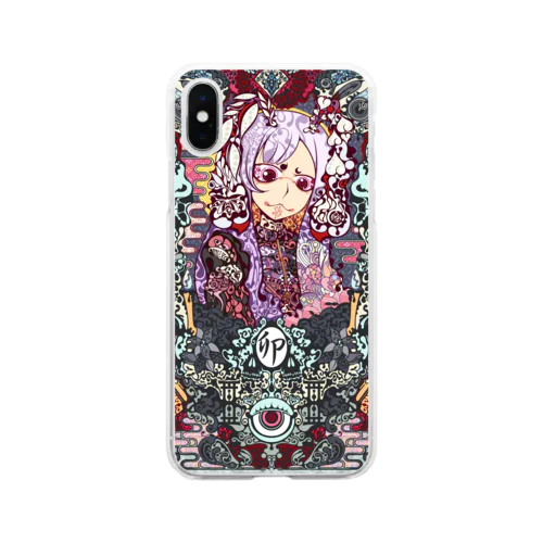 十二支卯(スマホケース) Soft Clear Smartphone Case