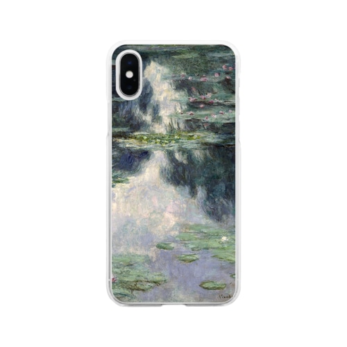 クロード・モネ　絵画プリント　印象派　睡蓮 Soft Clear Smartphone Case