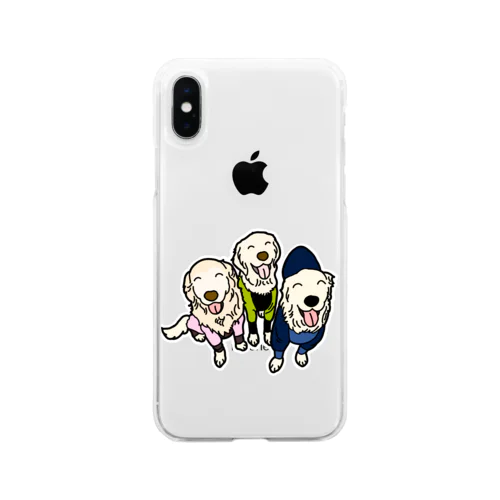 うちの子1番☆〜サリーちゃん&すみれちゃん&六花ちゃん〜 Soft Clear Smartphone Case