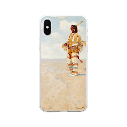 フレデリック・レミントン　The Last of His Race (The Vanishing American) 絵画プリント Soft Clear Smartphone Case