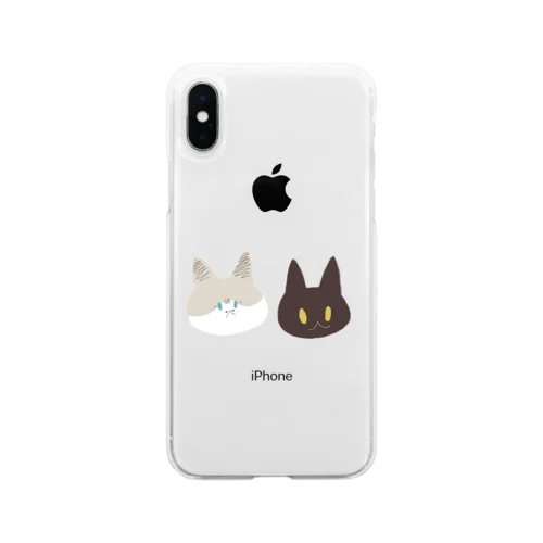 ねこず Soft Clear Smartphone Case