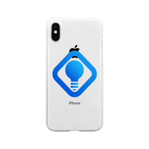 RASH LLC公式ロゴ(大) Soft Clear Smartphone Case