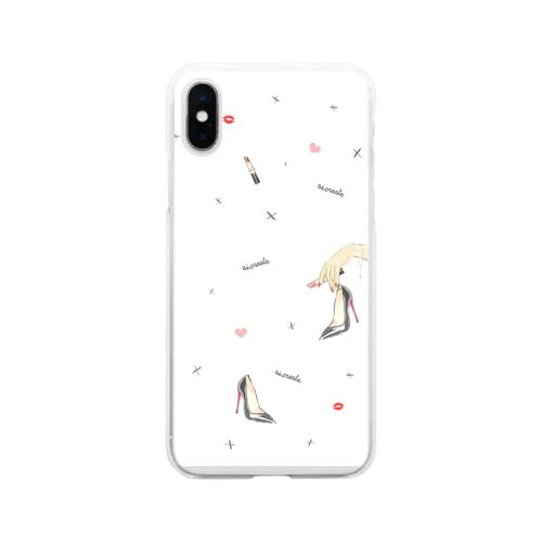 女の武器♡ Soft Clear Smartphone Case