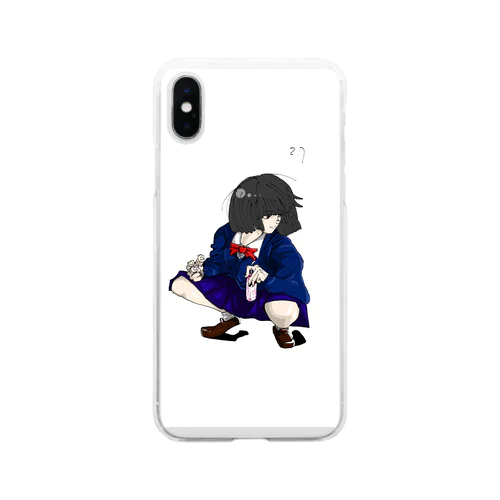 いちごミルク Soft Clear Smartphone Case