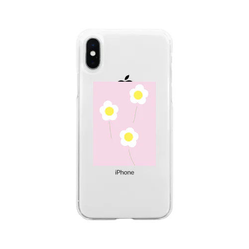 flower Soft Clear Smartphone Case