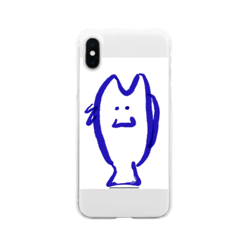 うおくん Soft Clear Smartphone Case