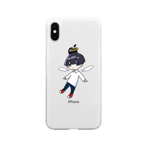 天使くん Soft Clear Smartphone Case