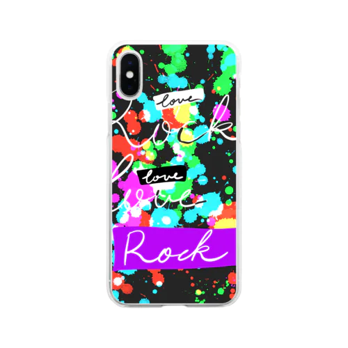 ROCK MUSIC LOVE 1st EDITION Soft Clear Smartphone Case