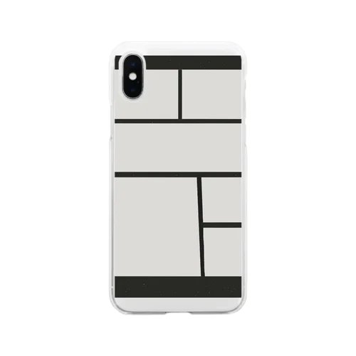 デンセツノイチページ Soft Clear Smartphone Case