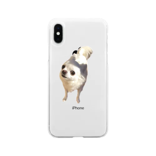 チワワのシャネル①🐾 Soft Clear Smartphone Case