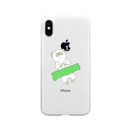 おひるねシーズー Soft Clear Smartphone Case