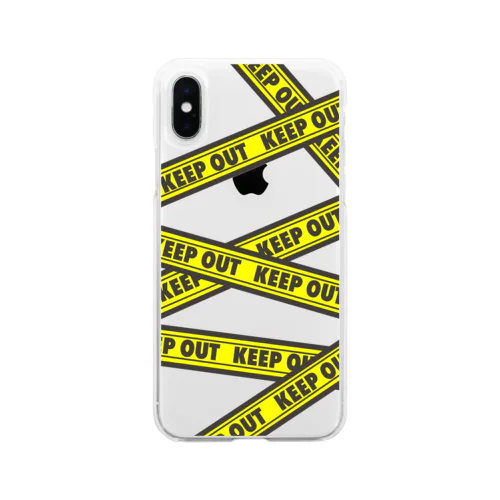 KEEP OUT  Soft Clear Smartphone Case