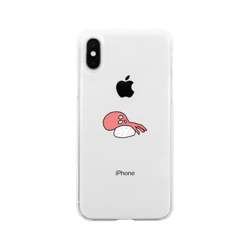 おいしいタコちゃん Soft Clear Smartphone Case