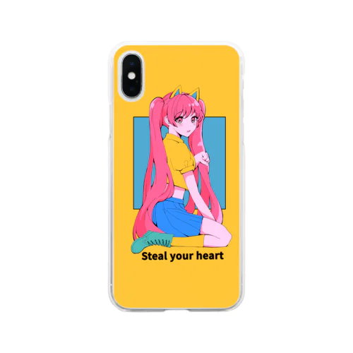 Steal your heart Soft Clear Smartphone Case
