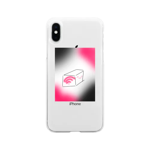 Wi-fiの化身 Soft Clear Smartphone Case