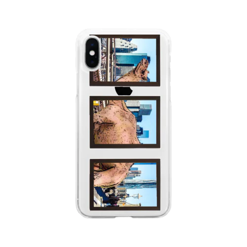 Camel in NYC Soft Clear Smartphone Case