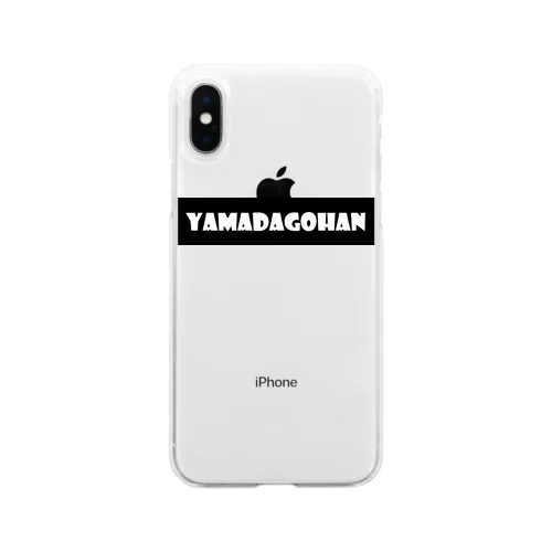 ボックスロゴ　iPhoneケース Soft Clear Smartphone Case