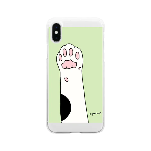 にゃんこの肉球 Soft Clear Smartphone Case