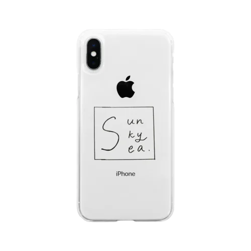 Sから始まる3単語 Soft Clear Smartphone Case