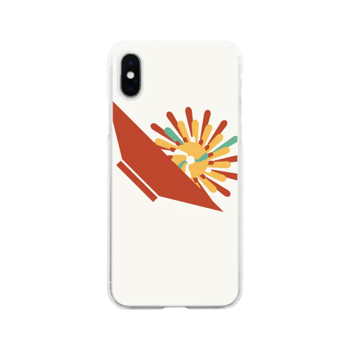 花札 Soft Clear Smartphone Case