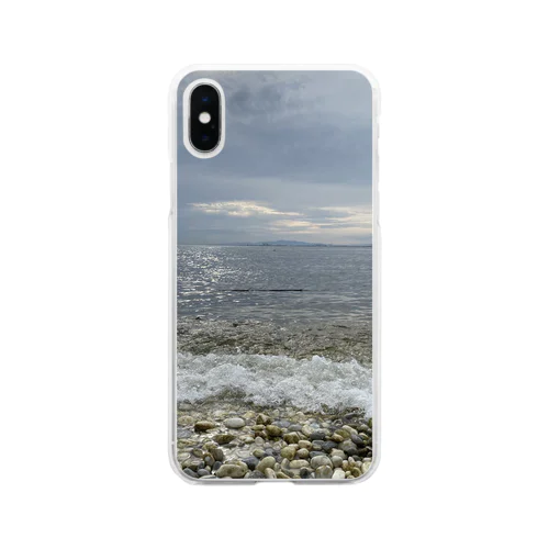 シブキ Soft Clear Smartphone Case