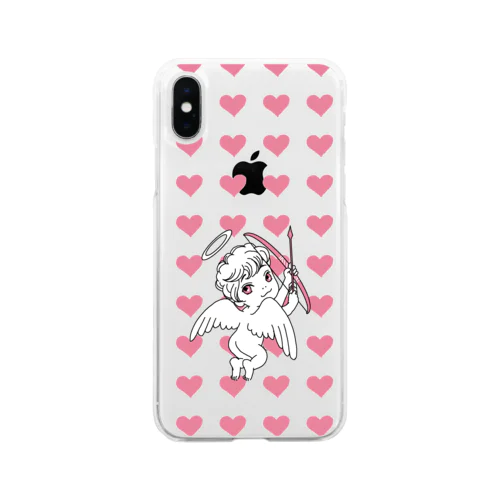 エンジェル Soft Clear Smartphone Case