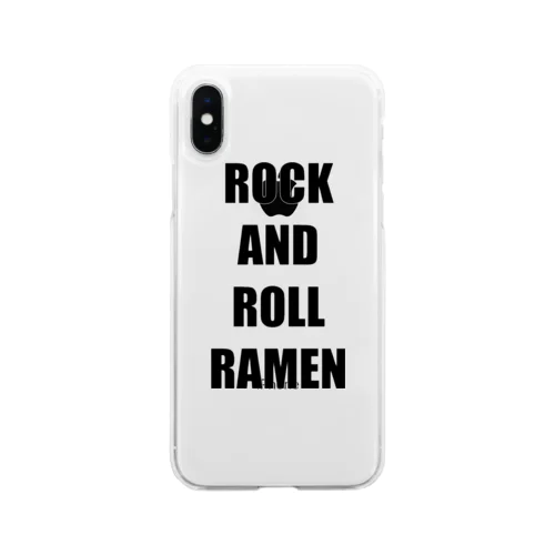 ROCK AND ROLL RAMEN ソフトクリアスマホケース