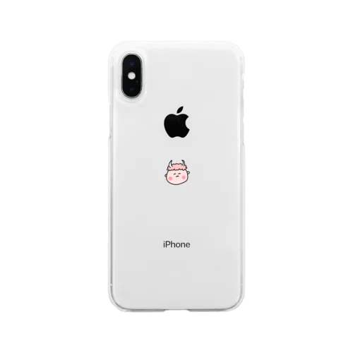 赤鬼の赤ちゃん Soft Clear Smartphone Case