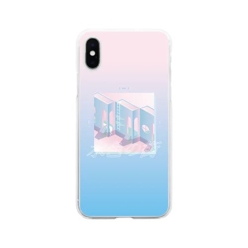 水色の街 Soft Clear Smartphone Case