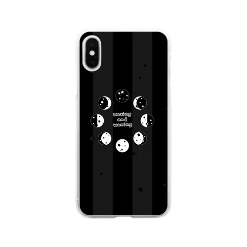 満ち欠け Soft Clear Smartphone Case