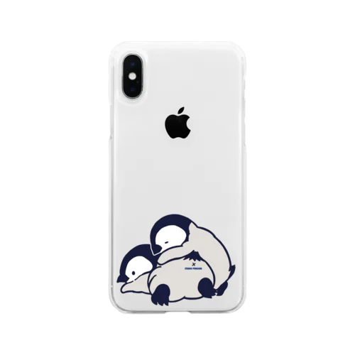 ペンギン赤ちゃんのおしり Soft Clear Smartphone Case