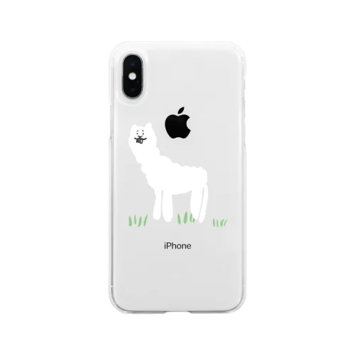 アルパカひなたぼっこ🦙 Soft Clear Smartphone Case