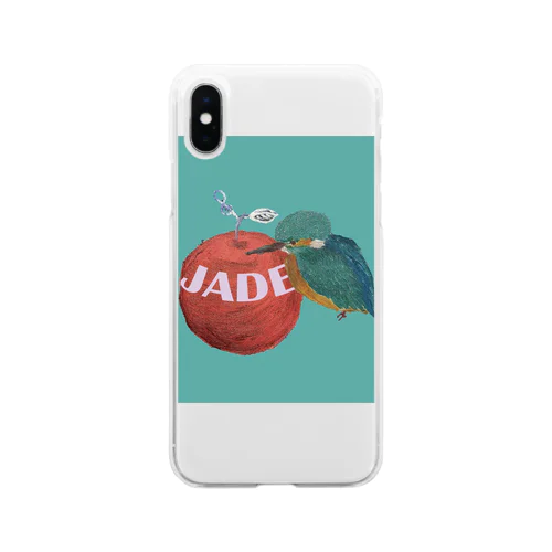 Jade narrow ver Soft Clear Smartphone Case