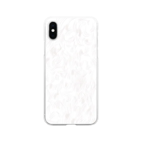 ふわふわ Soft Clear Smartphone Case