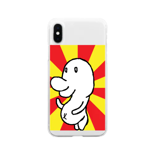 負けるな！もよもとくん Soft Clear Smartphone Case