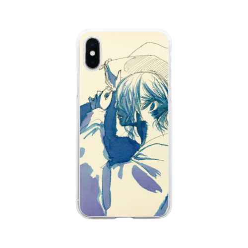 横顔 Soft Clear Smartphone Case